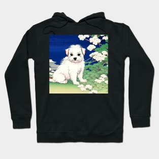 Cute Maltese Terrier Maltese Mom with Adorable Dog Hoodie